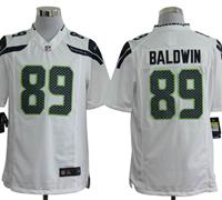 2012 Seattle Seahawks White 89 Doug Baldwin Nike Nfl Game jersey